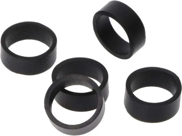 Main image of ONLYKXY 100 Pieces Silicone Cable Ties, Data Lines Silicone Cord Ties, Reusable Rubber Rings, Power Cable Tie Straps, Elasticity Coil Ring, Rubber bands (Black)