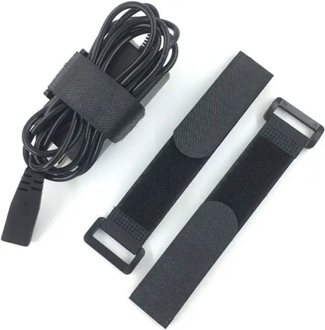 Alt view image 5 of 7 - 10Pack 1x8 Reusable Nylon Cable Straps with Buckle for Cords Organizer | Self-adhesive, Fastening Hook and Loop Cables,black Securing Straps,Cinch Straps,Adjustable, Heavy Duty Cords Storage tidy