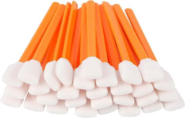 Main image of MIDELONG Foam Cleaning Swabs, 5.11" Square Rectangle Cleaning Swab Foam Tips Sponge Sticks for Electronics Camera Optical Lens Inkjet Printers Print Head Optical Equipment, Pack of 30