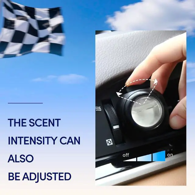 Alt view image 3 of 6 - Car Air Freshener Vent Clips, 8 Pack, Provides Long-Lasting Scent, Up to 240 Days, Odor Eliminator (New Car Scent)
