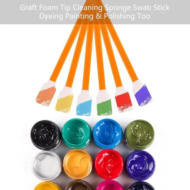 Alt view image 4 of 7 - MIDELONG Foam Cleaning Swabs, 5.11" Square Rectangle Cleaning Swab Foam Tips Sponge Sticks for Electronics Camera Optical Lens Inkjet Printers Print Head Optical Equipment, Pack of 30