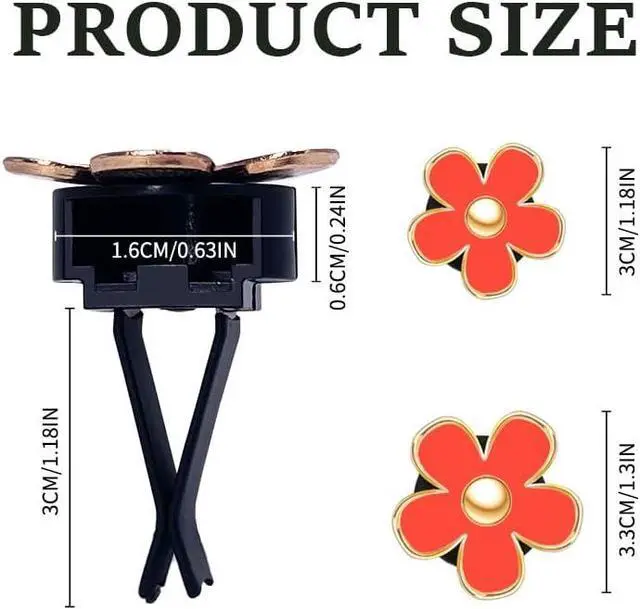 Alt view image 4 of 7 - Air Vent Clips - 6 Pcs Daisy Flower Car Decoration for Air Vent & Conditioning - Handmade Car Interior Accessories Decor - Cute Charm & Gifts for Women