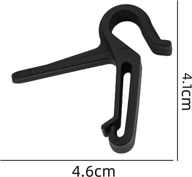 Alt view image 3 of 7 - 20 Pack Car Vent Hook Hanger Replacement Clips Mount Key Holder for Car Air Vent Pouch Storage Bag Organizer with Pocket Hanging Phone Holder Newspaper Bags Car Trash Bag Face Mask