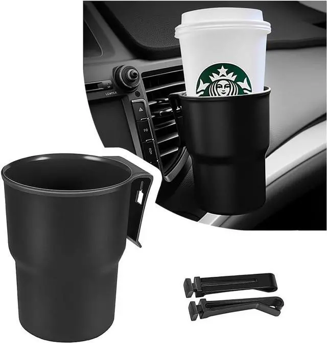 Main image of Hanging Cup Holder with 2 Kinds of Hooks,Multi-Function Car Cup Holder Organizer Car Trash Can on Air Vents or Car Window Cup Holder for Drinks,Glasses Holder,Pen