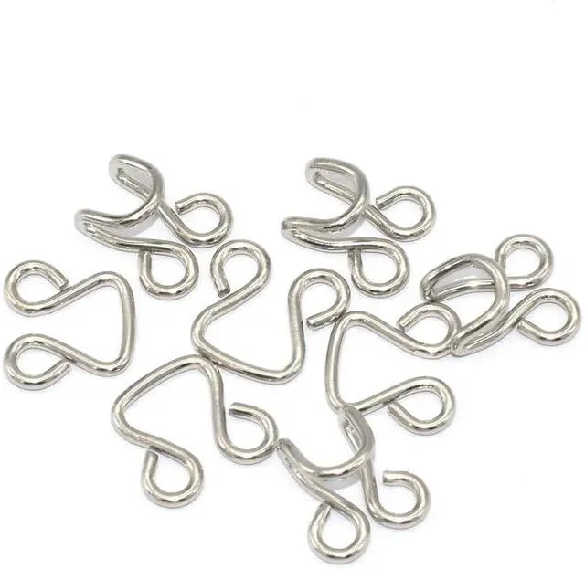 Alt view image 3 of 5 - Lakesstory Hook & Eyes for Bra, Clothing, Trousers, Skirt - 4 Sets in a Pack - Sewing Fasteners - Unisex, Adult - 4 count