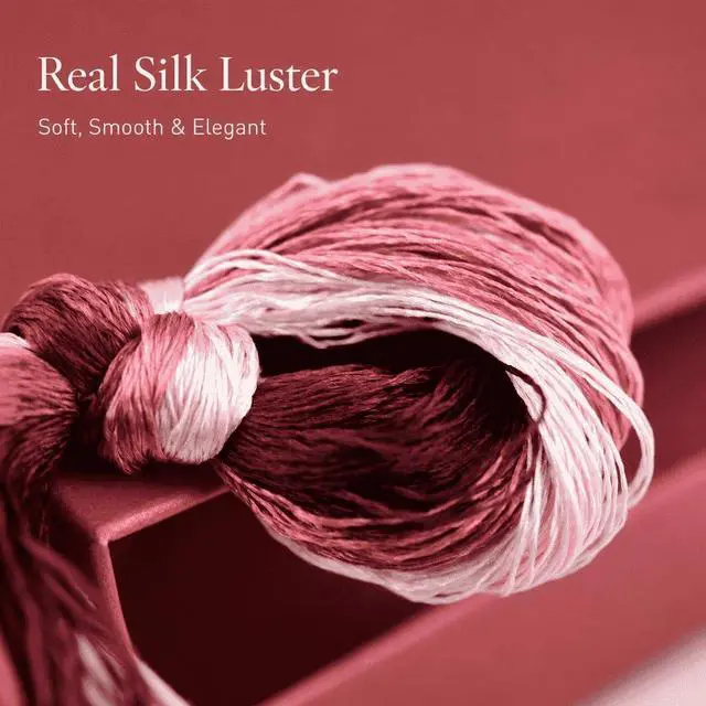 Alt view image 3 of 7 - 6 Skeins Mulberry Silk Floss Embroidery Thread Floss-Cross Stitch Threads China Silk Woven Jewelry Threads DIY Sewing Kits (16)