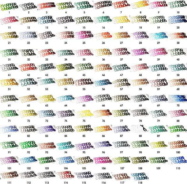 Alt view image 6 of 7 - 6 Skeins Mulberry Silk Floss Embroidery Thread Floss-Cross Stitch Threads China Silk Woven Jewelry Threads DIY Sewing Kits (16)