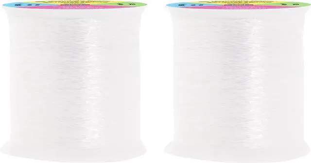 Main image of Mandala Crafts Metallic White Embroidery Floss for Sewing, 218 Yard Spool | No Fraying, Thread for All Fabric Types, Hand Decorative Sewing, Computerized Embroidery, Needle Work, Cross Stitch