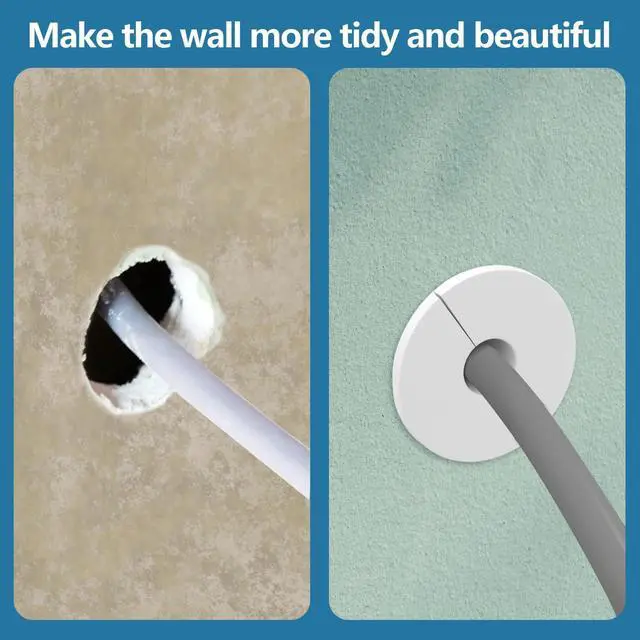 Alt view image 6 of 7 - 2PCS White 3/4inch starlink Wall Cable Pass Through Bushing Grommets Accessories (2PCS White Starlink Grommets)