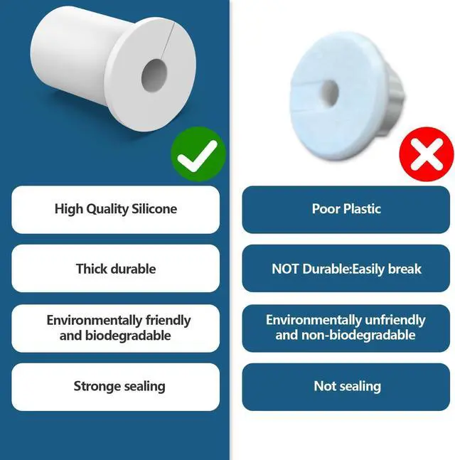 Alt view image 5 of 7 - 2PCS White 3/4inch starlink Wall Cable Pass Through Bushing Grommets Accessories (2PCS White Starlink Grommets)