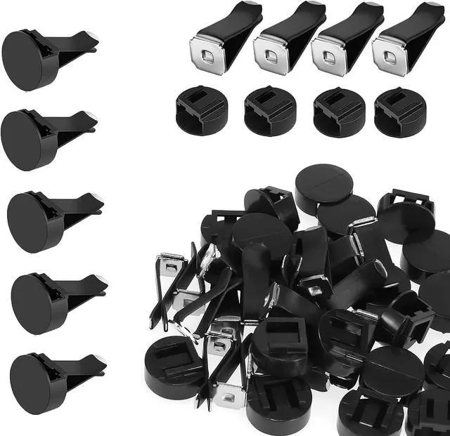 Main image of Car Air Vent Clips with Slot HeadAir Freshener Clip Auto Fragrance Pads replacement clips DIY Decorations for Office Home Automotive(50pcsBlack)