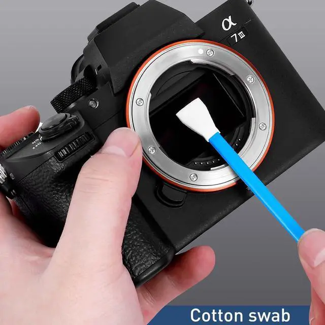 Alt view image 3 of 6 - Camera Lens Cleaning Kit - Mirrorless and DSLR Camera Cleaning Kit, Including Lens Paper/Blower, Cotton swabs, dust Free Cloth, Lens Pen, Cleaning Brush