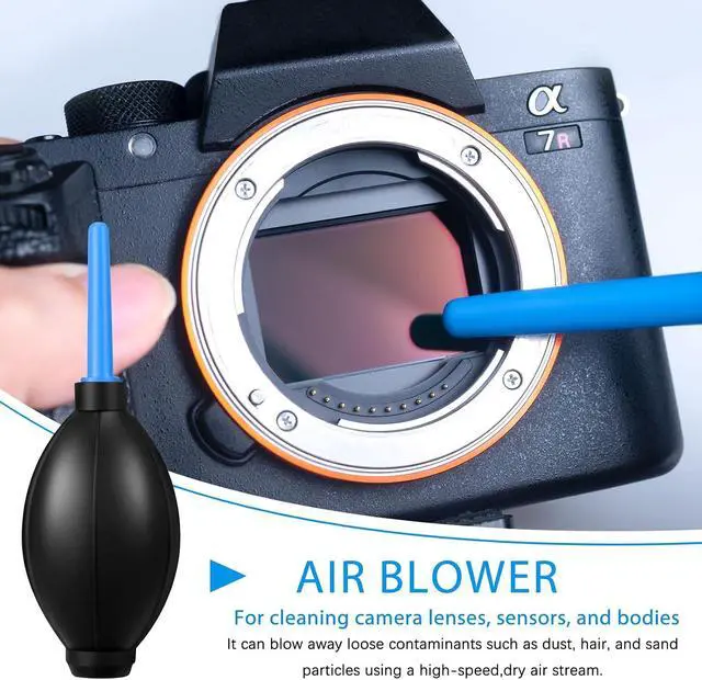 Alt view image 3 of 6 - Camera Cleaning kit - Professional Camera Lens Cleaning Kit,Complete DSLR & Mirrorless Camera Sensor Cleaning Set Kit with Lens Pen, Blower, Brush, and Solution for Photography Essentials