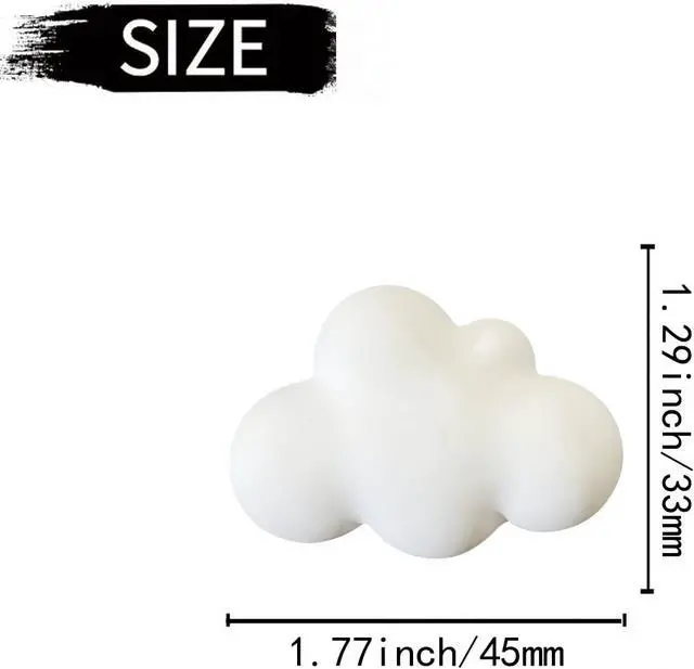 Alt view image 7 of 7 - 4 Pcs Cloud Air Vent Clips, Cute Cloud Car Air Fresheners Vents Clips Funny Automobile Diffuser Vent Clips Car Interior Decor Charm Cute Automobile Accessories Decoration for Women