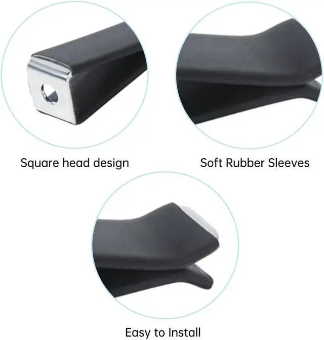 Alt view image 4 of 6 - AOCISKA 20 Pieces Square Head Car Vent Clips,Car Auto Air freshener Outlet Clips Car Diffuser Vent Clip,Car Outlet Perfume Clips Auto Air Conditioner Clips, Air Freshener Vent Clips