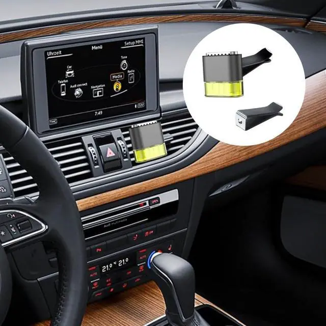 Alt view image 5 of 6 - AOCISKA 20 Pieces Square Head Car Vent Clips,Car Auto Air freshener Outlet Clips Car Diffuser Vent Clip,Car Outlet Perfume Clips Auto Air Conditioner Clips, Air Freshener Vent Clips