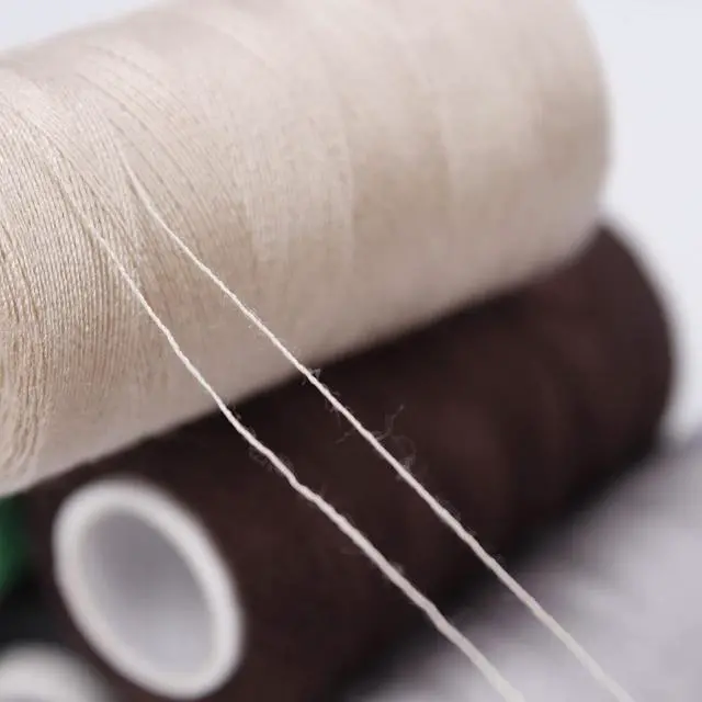 Alt view image 5 of 7 - 12 Color Set of Polyester All-Purpose Sewing Threads Prewound Bobbin Thread Plastic for Embroidery and Sewing Machine DIY Embroidery Thread Sewing Thread 382 Yards/350 m Each (12 Pieces)