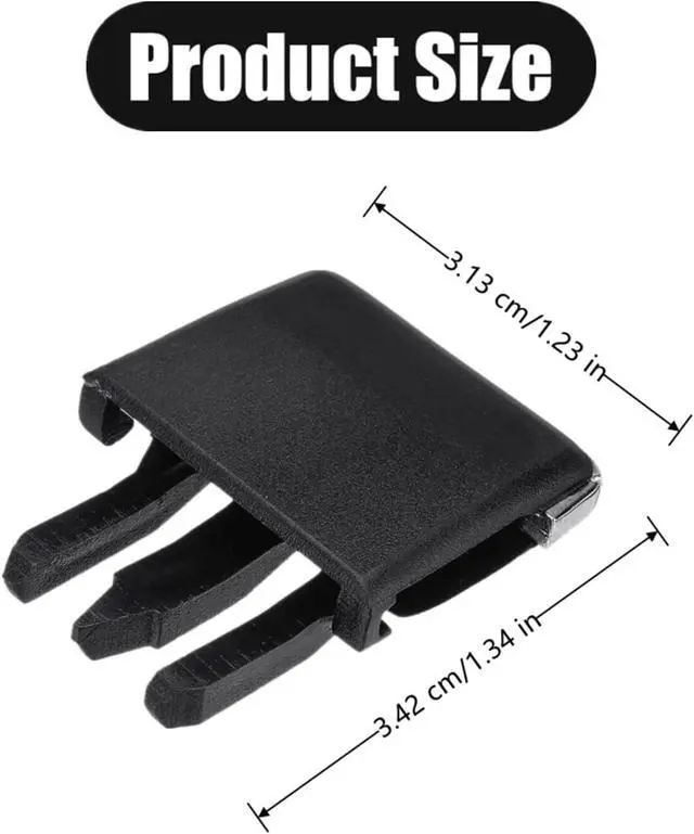 Alt view image 2 of 7 - 4 PCS Car Air Conditionings Vent Clip for Corolla, Black | 3 Claws Adjustable Professional AC Vent Clips, Car Air Vent Clips