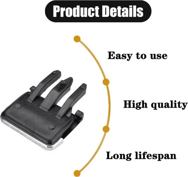 Alt view image 3 of 7 - 4 PCS Car Air Conditionings Vent Clip for Corolla, Black | 3 Claws Adjustable Professional AC Vent Clips, Car Air Vent Clips