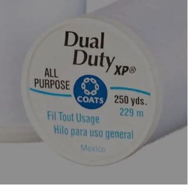 Alt view image 6 of 6 - Coats & Clark Dual Duty XP All Purpose Sewing Thread - S910 2 Pack - 250 Yards Each Spool - Bundle with Bella's Crafts Needle Threaders (Light Pink)