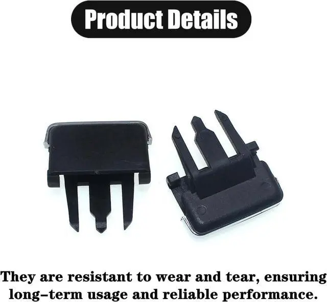 Alt view image 4 of 7 - 4 PCS Car Air Conditionings Vent Clip for Corolla, Black | 3 Claws Adjustable Professional AC Vent Clips, Car Air Vent Clips