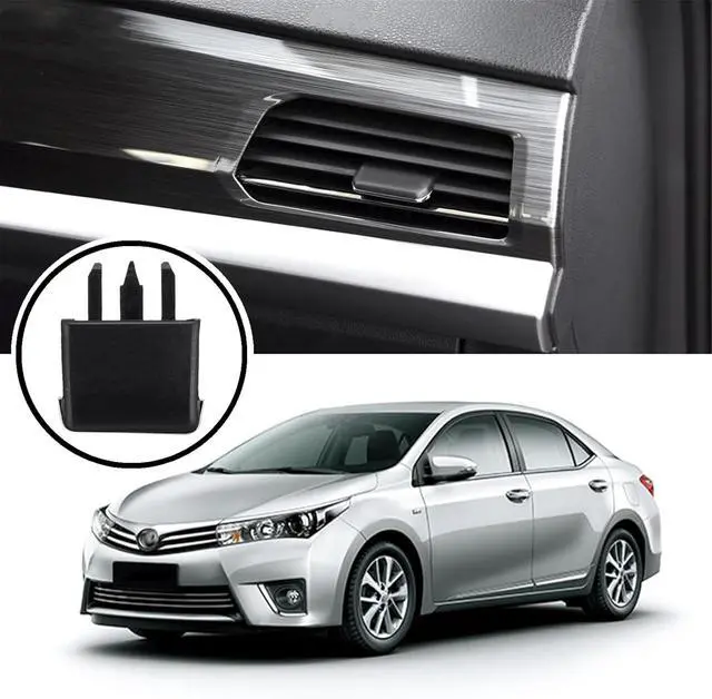 Alt view image 7 of 7 - 4 PCS Car Air Conditionings Vent Clip for Corolla, Black | 3 Claws Adjustable Professional AC Vent Clips, Car Air Vent Clips