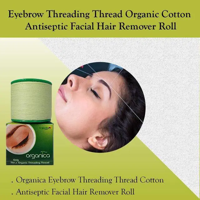 Alt view image 2 of 3 - Organica Face & Eyebrow Threading Thread Organic x 1 thread spool eyebrow makeup facial dermaplaning hair removal epilator tool
