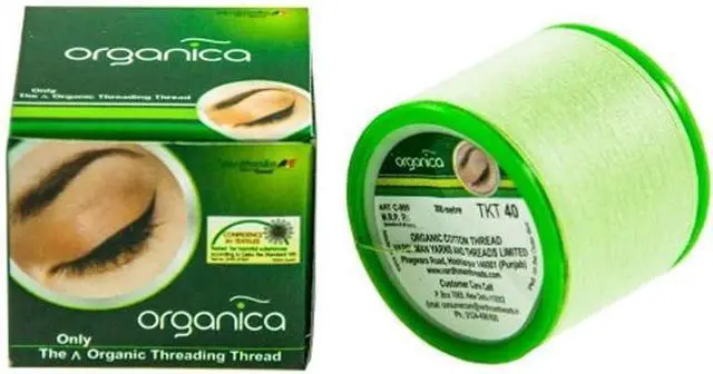 Main image of Organica Face & Eyebrow Threading Thread Organic x 1 thread spool eyebrow makeup facial dermaplaning hair removal epilator tool
