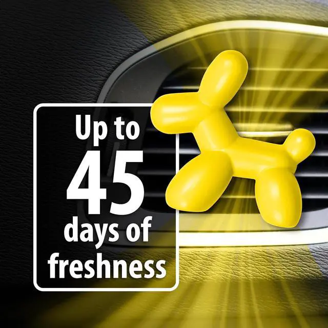 Alt view image 2 of 7 - Little Pup 96602 Vanilla Scent, Car Air Freshener, Clips to A/C Air Vent, Alcohol-Free Fragrance Oil, Non-Hazardous and Non-Toxic Plastic, Set of 1