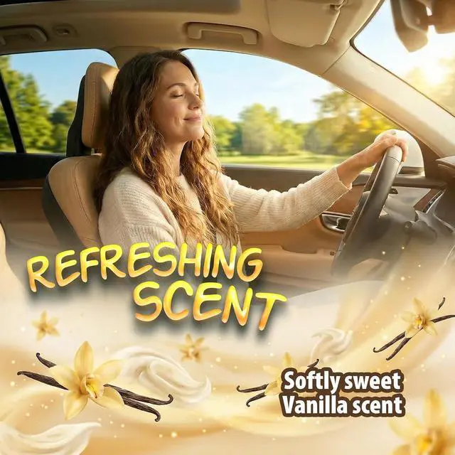 Alt view image 4 of 7 - Little Pup 96602 Vanilla Scent, Car Air Freshener, Clips to A/C Air Vent, Alcohol-Free Fragrance Oil, Non-Hazardous and Non-Toxic Plastic, Set of 1