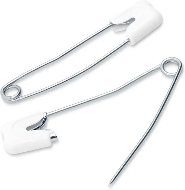Alt view image 2 of 3 - Baby-Safe Diaper Pins, 6 Count