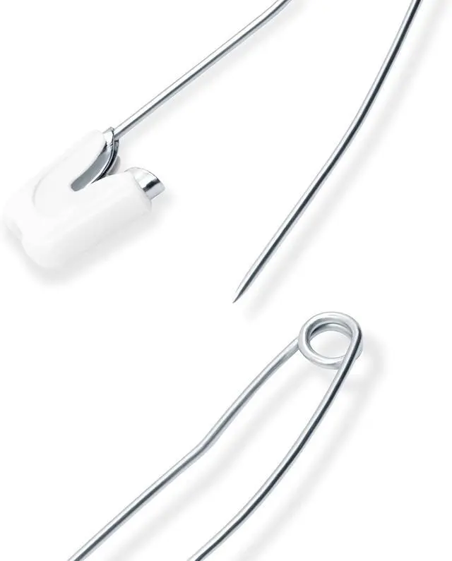 Alt view image 3 of 3 - Baby-Safe Diaper Pins, 6 Count