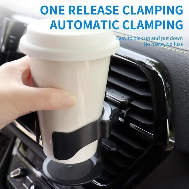 Alt view image 5 of 6 - QIIYCCE Cup Holder for Car, Cup Holder Expander for Car Air Vents, Car Ashtray Holder, Suitable for Cars and Trucks with Horizontal Blade Vents (2PCS)