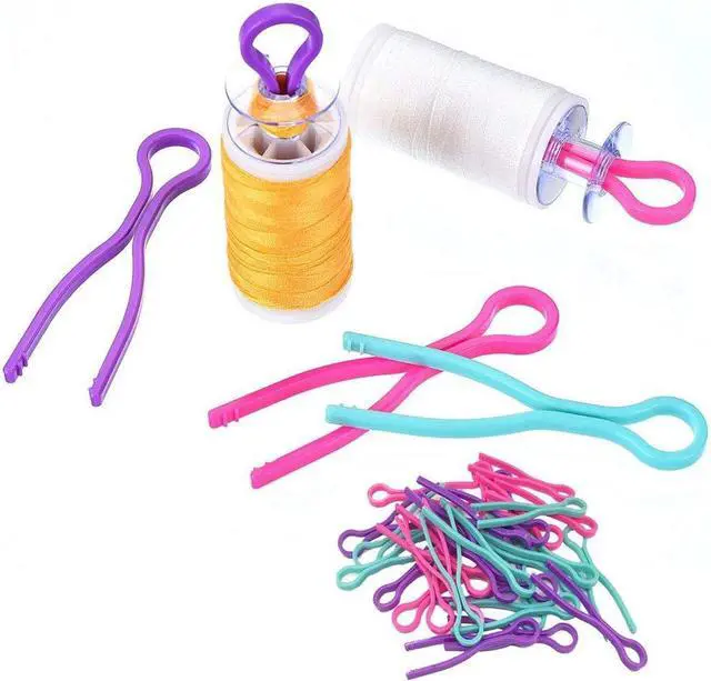 Main image of Bouclel Keep Your Bobbins Threads Matched Up with Your Thread Spools Bobbin | Buddies Set of 30-Pack Sewing Machine Quilting Supplies Sewing Products Thre