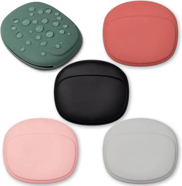 Main image of 5Pcs Silicone Headphone Organizer,Earbud Case,3Pcs Data Cable Storage Case,Silicone Pouch for Earbud,Mini Key Box-Portable Wired Headphone Organizer