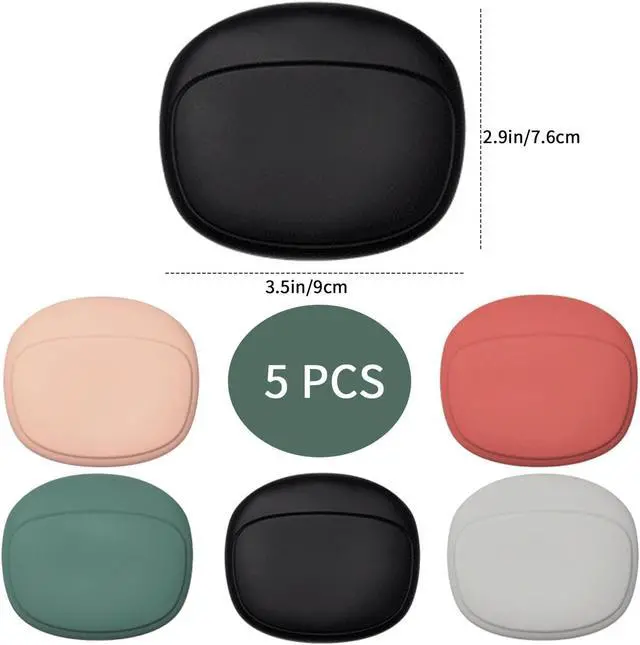Alt view image 2 of 7 - 5Pcs Silicone Headphone Organizer,Earbud Case,3Pcs Data Cable Storage Case,Silicone Pouch for Earbud,Mini Key Box-Portable Wired Headphone Organizer
