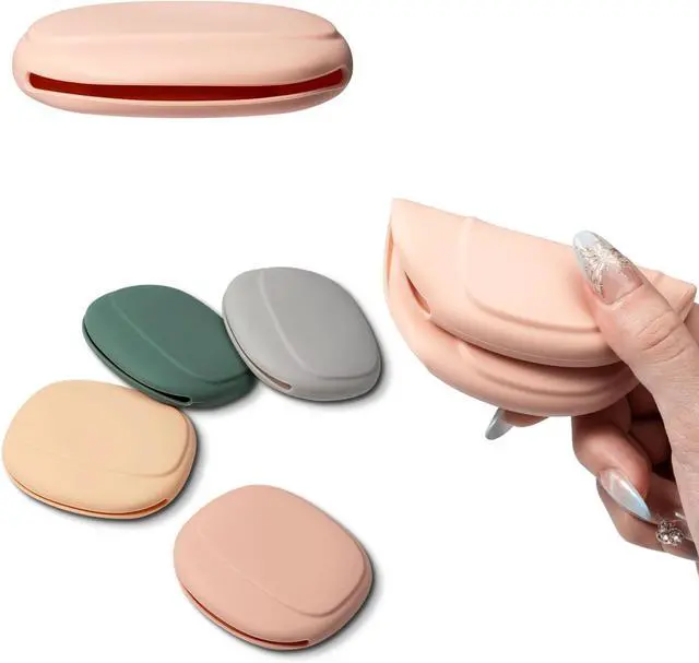 Alt view image 3 of 7 - 5Pcs Silicone Headphone Organizer,Earbud Case,3Pcs Data Cable Storage Case,Silicone Pouch for Earbud,Mini Key Box-Portable Wired Headphone Organizer