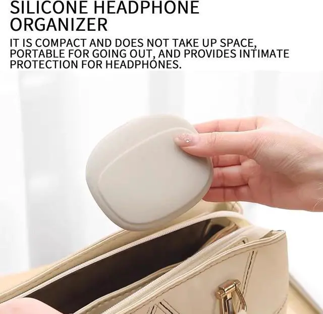 Alt view image 7 of 7 - 5Pcs Silicone Headphone Organizer,Earbud Case,3Pcs Data Cable Storage Case,Silicone Pouch for Earbud,Mini Key Box-Portable Wired Headphone Organizer