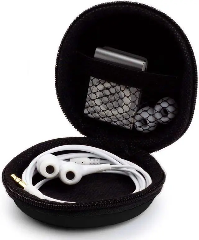 Alt view image 3 of 7 - Earphone Case MAS CARNEY Headphone Earbud Hard Protective Carrying Case Bag