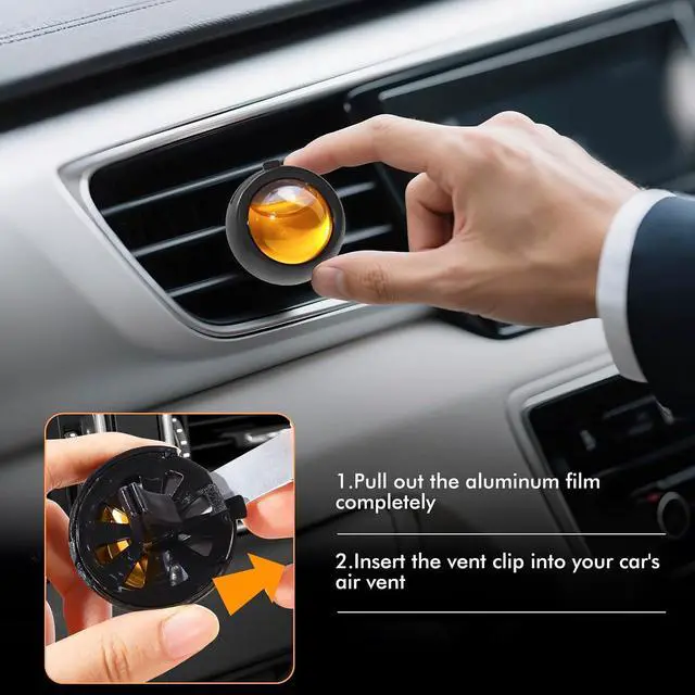 Alt view image 3 of 7 - Car Air Freshener Vent Clips, Hawaiian, 6 Pack, Long Lasting Up to 180 Days | 4 mL Each, For Men & Women, Car Fragrance Accessories