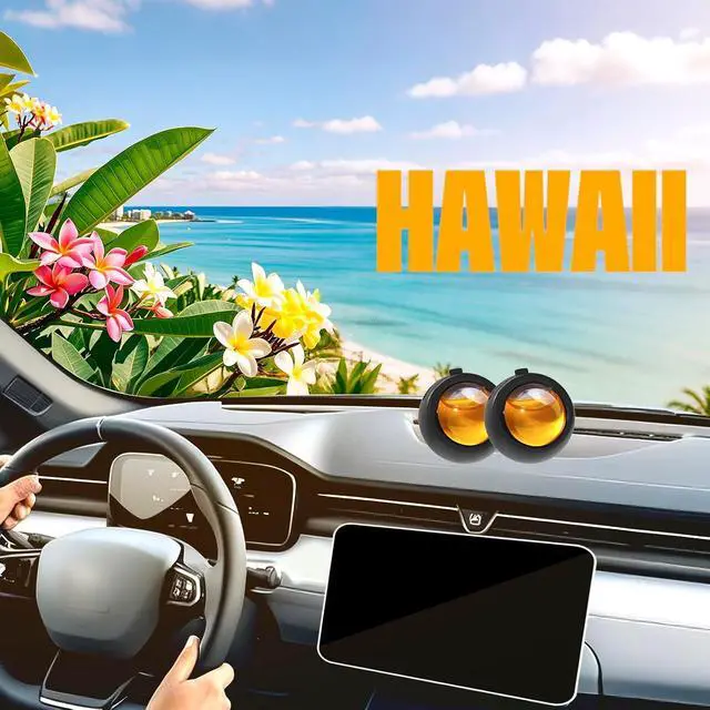 Alt view image 5 of 7 - Car Air Freshener Vent Clips, Hawaiian, 6 Pack, Long Lasting Up to 180 Days | 4 mL Each, For Men & Women, Car Fragrance Accessories