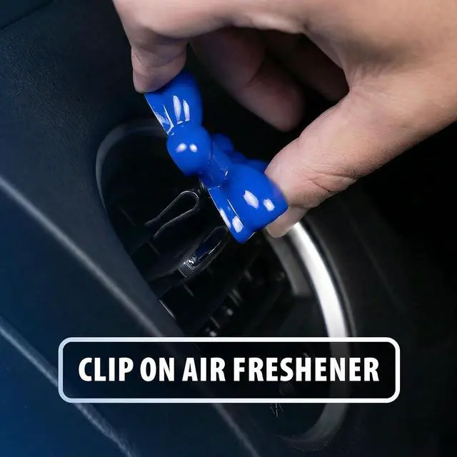 Alt view image 3 of 7 - Little Pup 96603 Ocean Splash Scent, Car Air Freshener, Clips to A/C Air Vent, Alcohol-Free Fragrance Oil, Non-Hazardous and Non-Toxic Plastic, Set of 1
