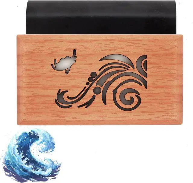 Main image of Wood Car Air Freshener Car Odor Eliminator for Visor Clip (Ocean) | Vehicle Scent Diffuser for Cabin, Truck & SUV