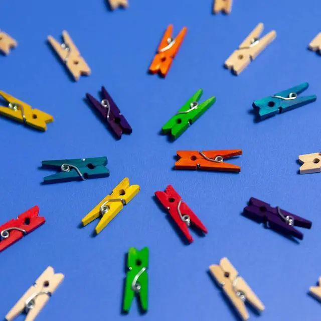 Alt view image 3 of 7 - BAZIC Mini Colored Clothes Pin (50/Pack)
