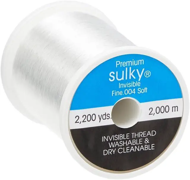 Alt view image 2 of 3 - Sulky 232S-2001 Premium Invisible Thread for Sewing, 2200-Yard, Clear
