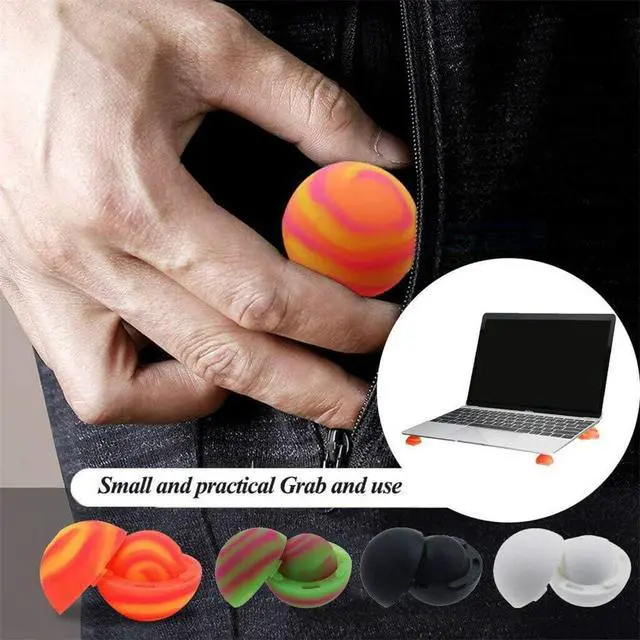 Alt view image 2 of 7 - Arinda Laptop Cooling Pads Ball Cooler Universal Practical Notebook Skidproof Ball
