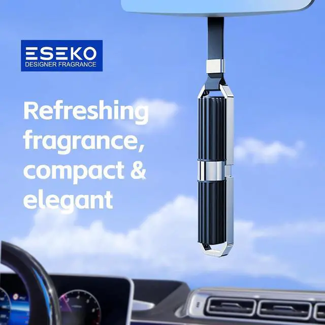 Alt view image 2 of 7 - Hanging Car Air Freshener-5 Woody Scents Refills, Long Lasting Scent | Car Air Freshener for Men & Women, Car Freshener Creates a Fresh Car Smell, Air Freshener Car with Clean Fragrance.