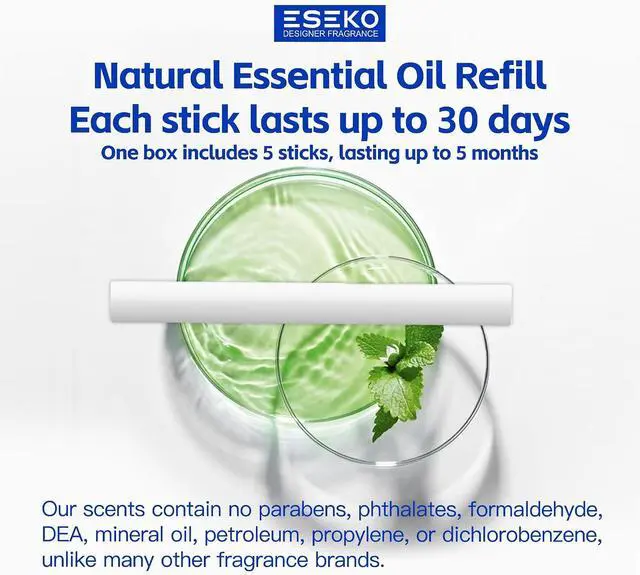 Alt view image 7 of 7 - Hanging Car Air Freshener-5 Woody Scents Refills, Long Lasting Scent | Car Air Freshener for Men & Women, Car Freshener Creates a Fresh Car Smell, Air Freshener Car with Clean Fragrance.