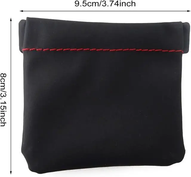 Alt view image 2 of 7 - Honbay 4PCS PU Leather Earphone Pouch Headphone Storage Bag with Snap Spring Closure for Carrying or Storing Headphones