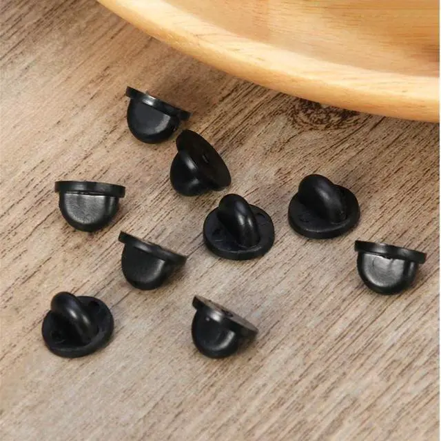 Alt view image 2 of 5 - Rubber Pin Backs, Rubber Backs for Pins, Lapel, Hat, Enamel Pins, 50PCS